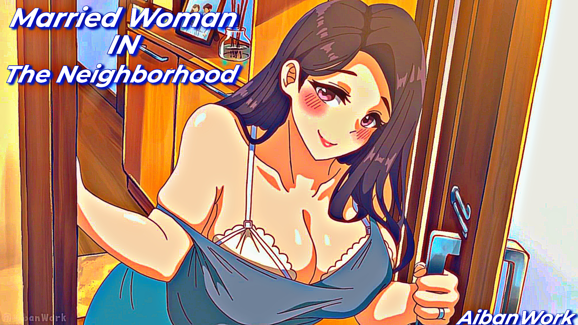 Cheating Housewife Hentai: NTR Cowgirl POV with Thick Thighs Wife