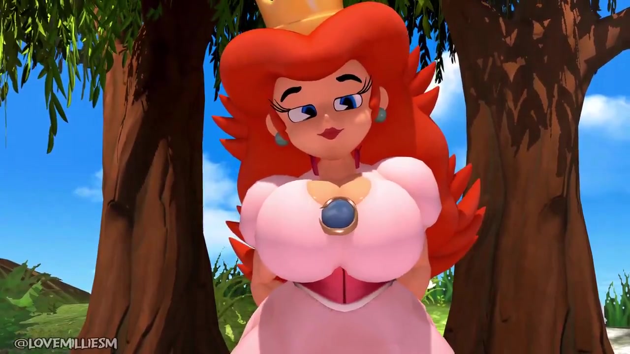 3D Princess Peach Blowjob &amp; Doggystyle Hentai Animation